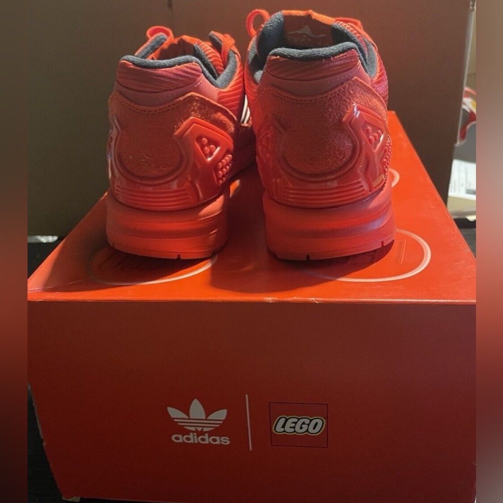 Adidas Originals ZX 8000 Lego Red Sneakers Men’s Size 11 Style #FY7084 - Picture 10 of 16